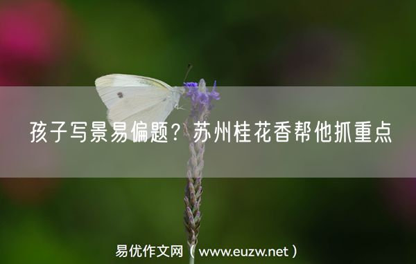 孩子写景易偏题？苏州桂花香帮他抓重点