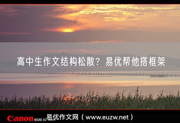 高中生作文结构松散？易优帮他搭框架